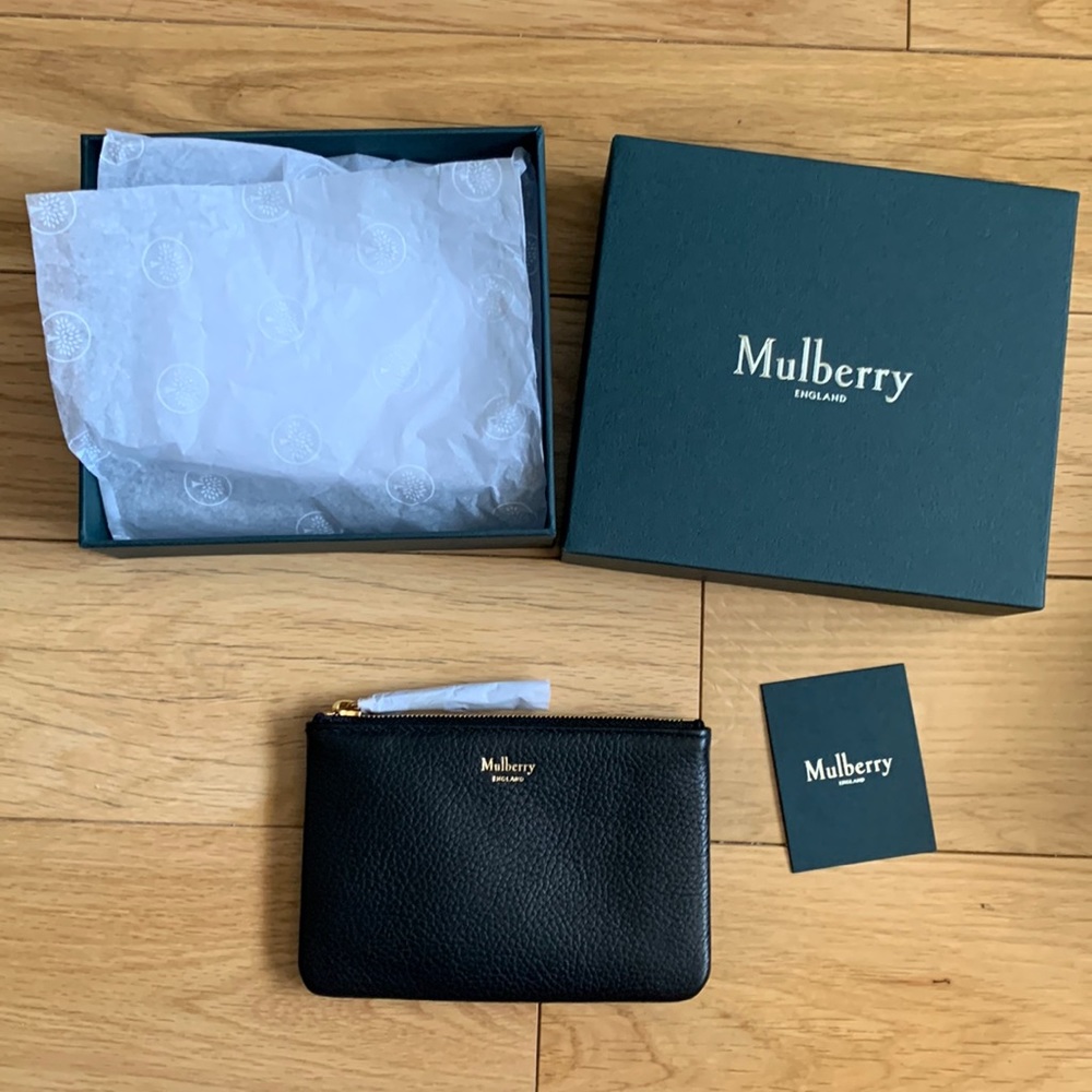 Mulberry Zip Coin purse pouch wallet